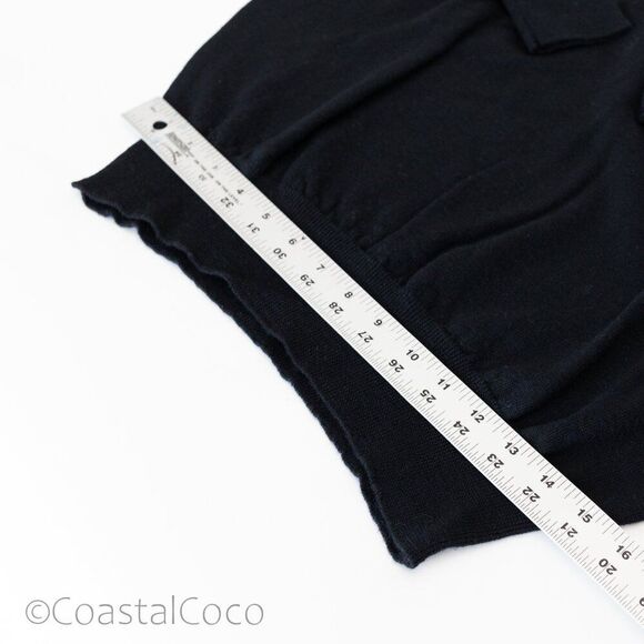 Vintage Archie Brown & Son Bermuda 100% Lambswool Sweater 44 V-Neck Pullover - Picture 9 of 9